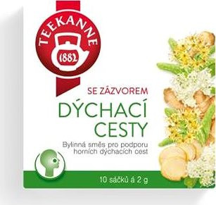 Teekanne Dýchacie cesty a hrdlo so zázvorom 10× 2 g