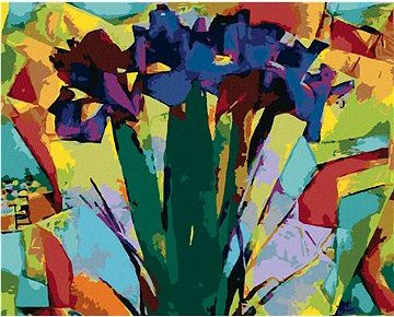 Diamondi – ABSTRAKTNÉ KOSATCE, 40 × 50 cm, napnuté plátno na ráme