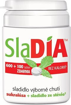 SlaDIA sladidlo 600 + 100 tabliet ZADARMO