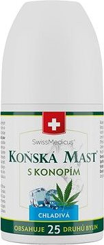 Herbamedicus Konská Masť s konopím chladivá Roll-On 90 ml