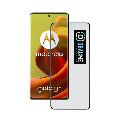 Ochranné sklo OBAL:ME 5D Motorola G85 5G, celotvárové - čierne