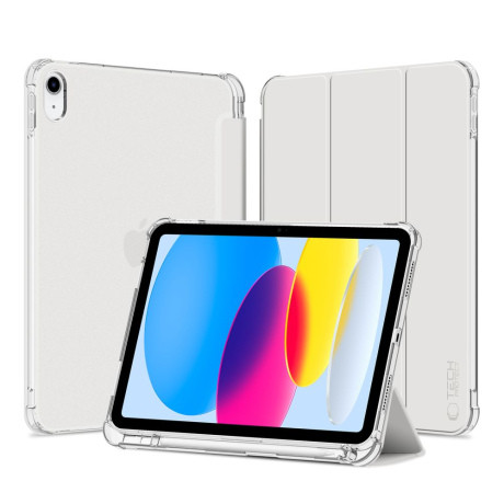 Tech-Protect SC Pen Hybrid puzdro na iPad 10.9'' 10gen 2022, strieborné/priesvitné