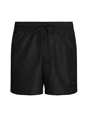 Pánske šortky KM0KM00945BEH Black and White - Calvin Klein 6XL