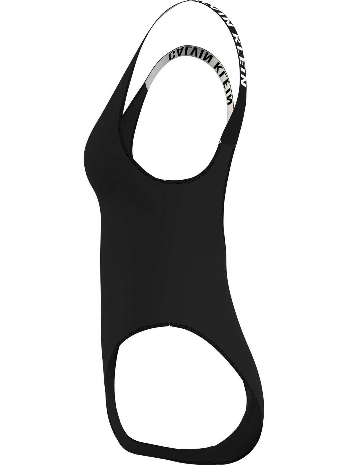 Dámske jednodielne plavky KW0KW01599 BEH black - Calvin Klein M
