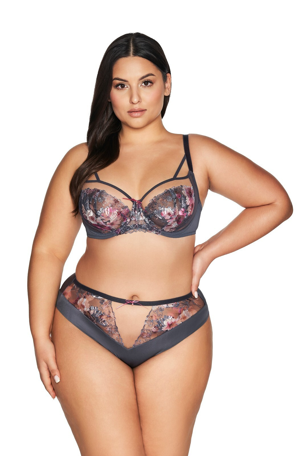 Dámske nohavičky Ava 2123 S-3XL šedá S