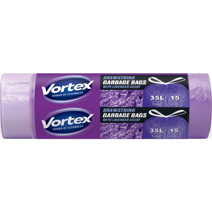 MAKRO - Vrecia na odpad 35/15 levandula