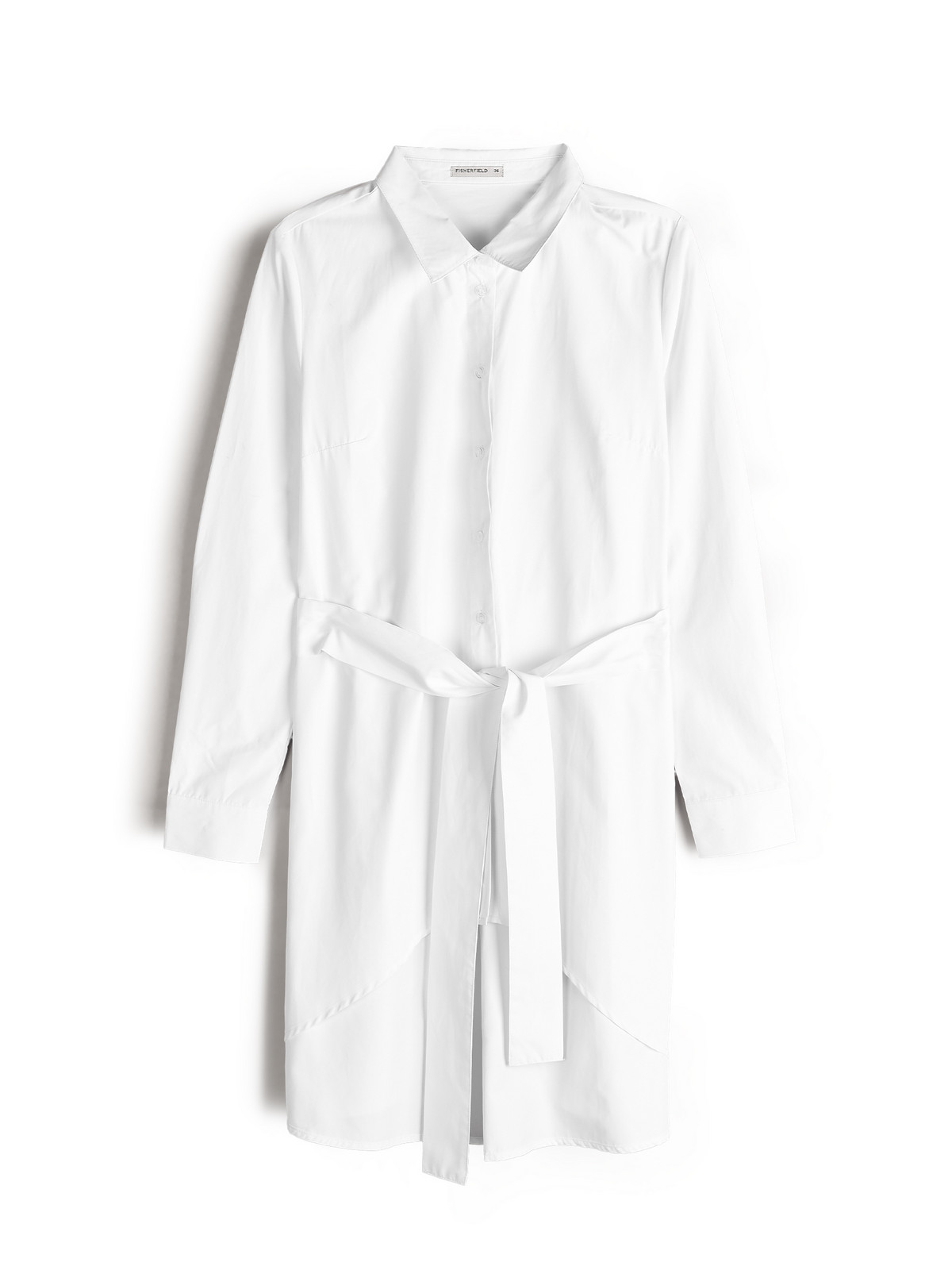 GATE Predĺžená košeľa s opaskom