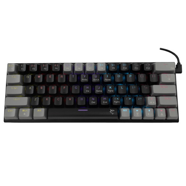 White Shark Gaming mechanical keyboard WAKIZASHI 2, blue switch, US, blackgray WAKIZASHI-2-US-B-G-B