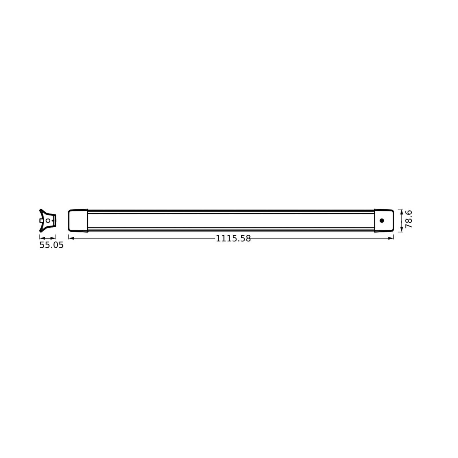 LEDVANCE LED závesné svetlo Office Line 840 dĺžka 112 cm, biela