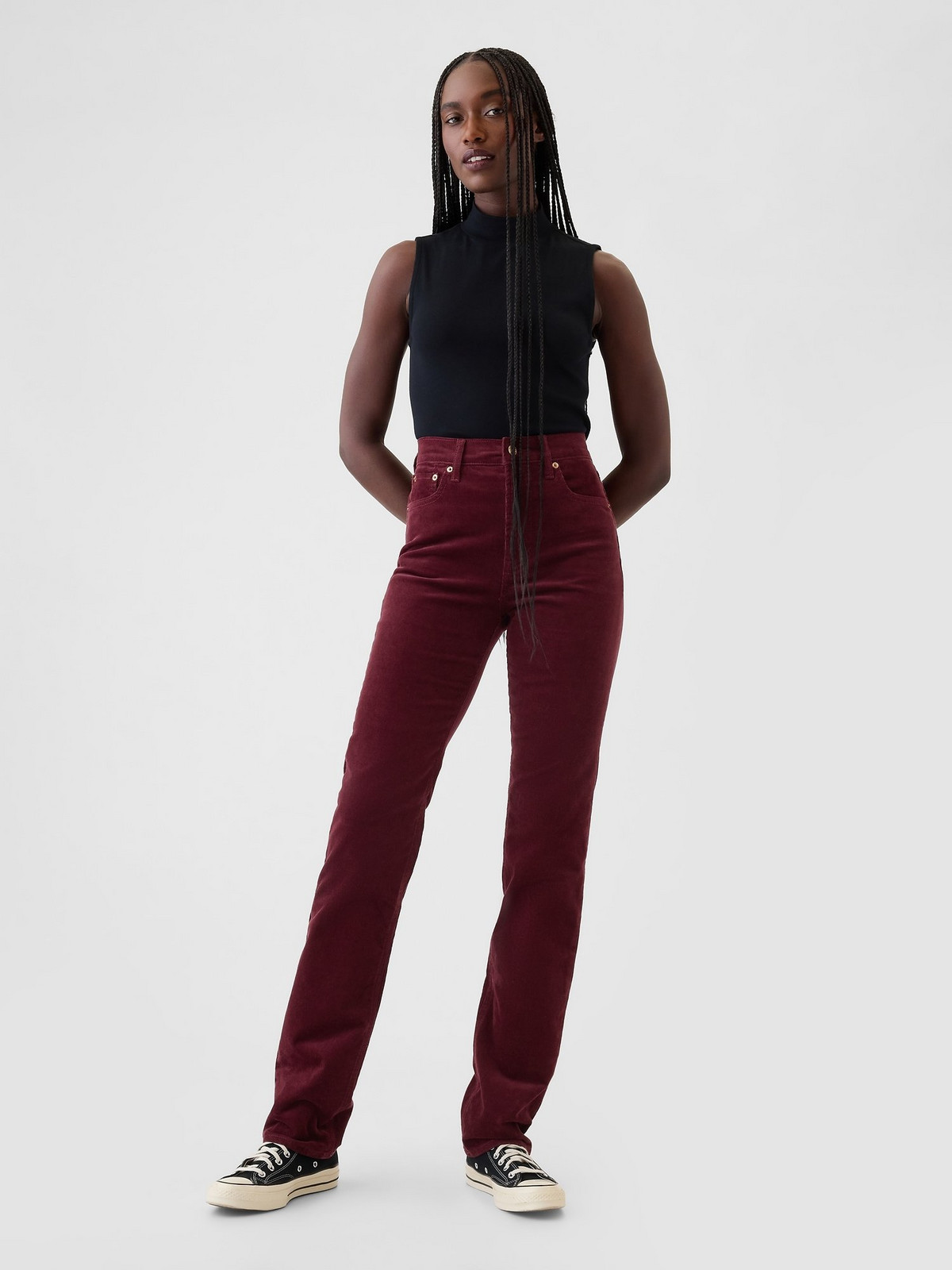 GAP Corduroy trousers High Rise '90s - Women's