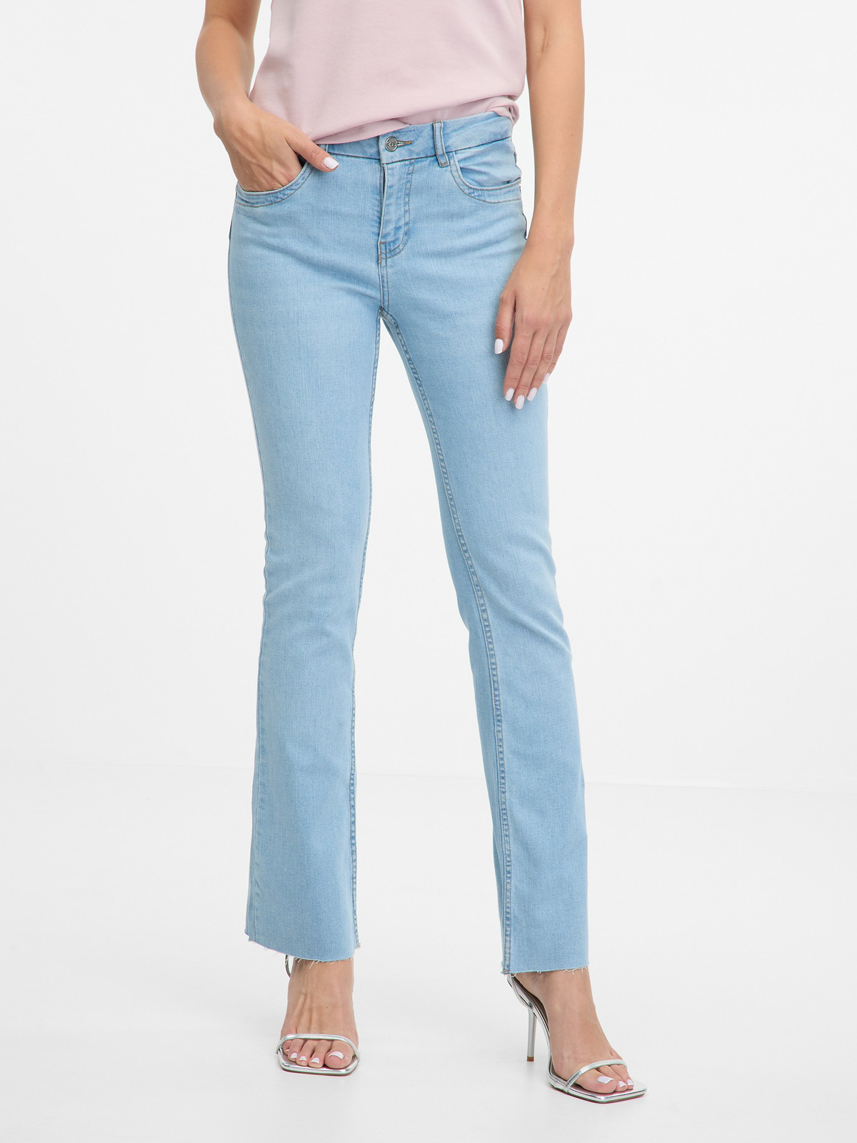 Light blue women's bootcut jeans ORSAY - Women