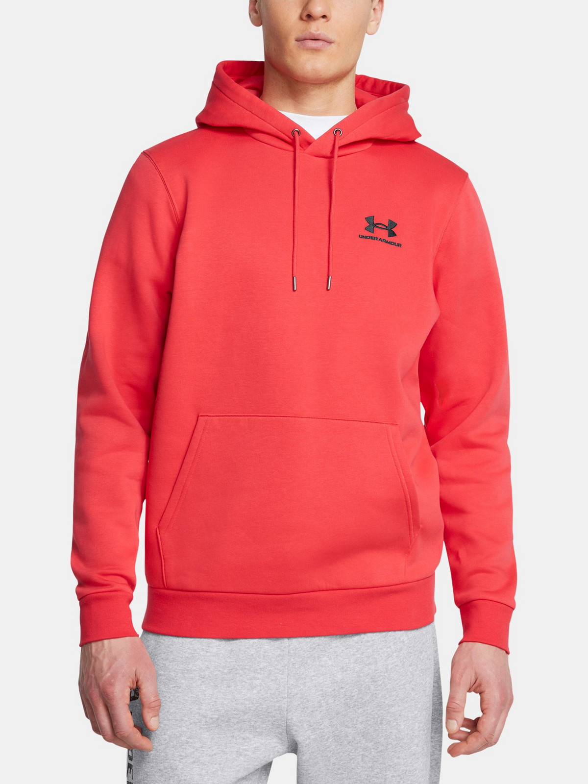 Men's sweatshirt Under Armour UA Icon Fleece Hoodie-RED - Men's