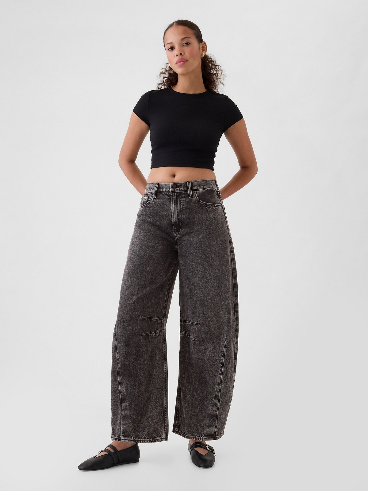 GAP Jeans Mid Rise Horseshoe - Women's