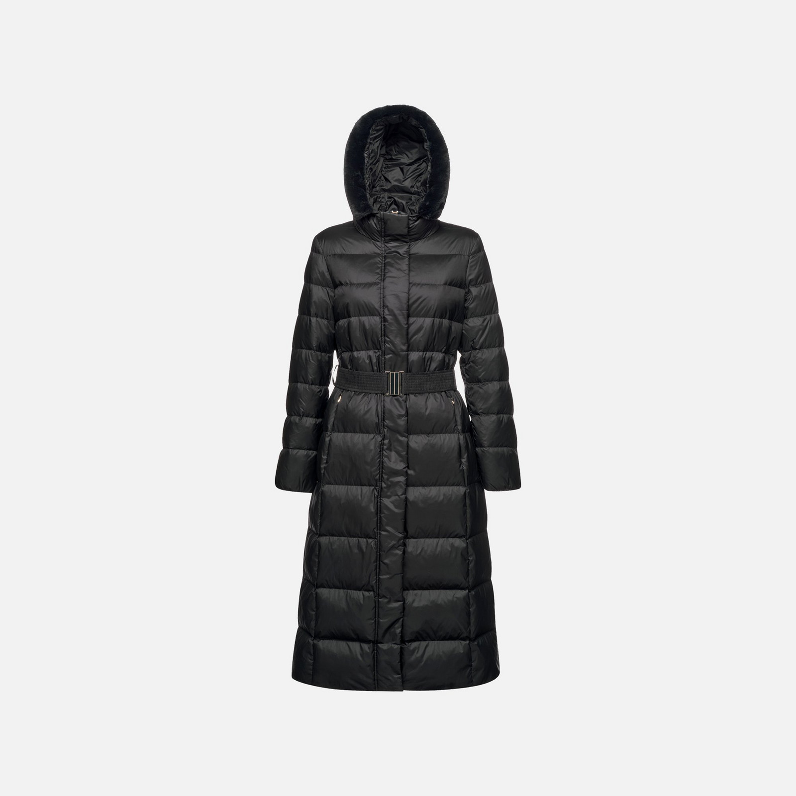 Black women's down jacket Geox Pheby - Women's