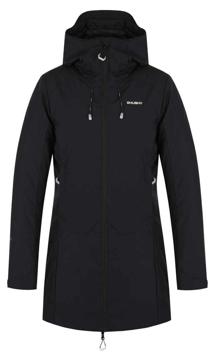 Women's stuffed hardshell jacket HUSKY Naveli L dark burgundy