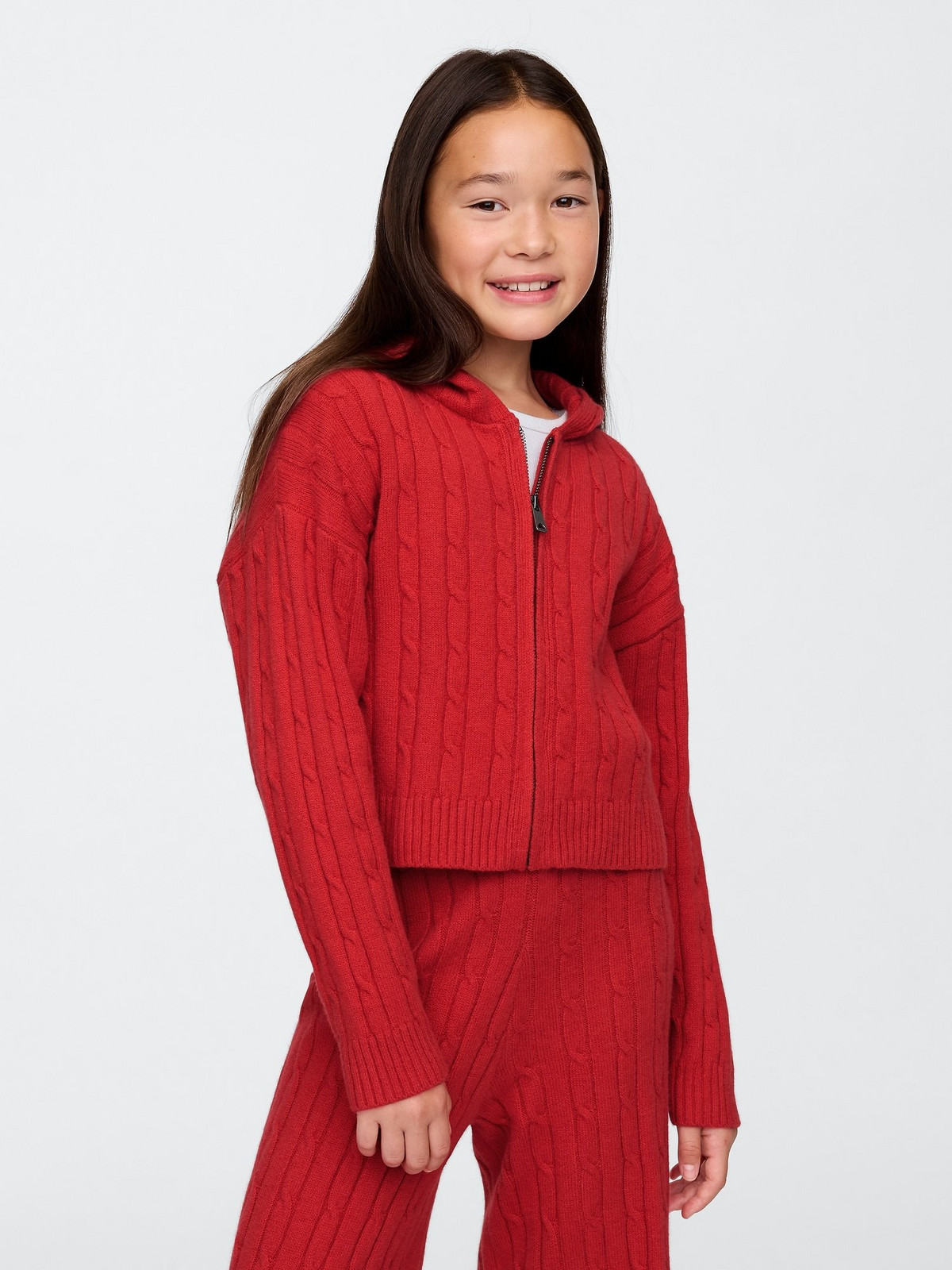 GAP Children's zip sweater CashSoft - Girls