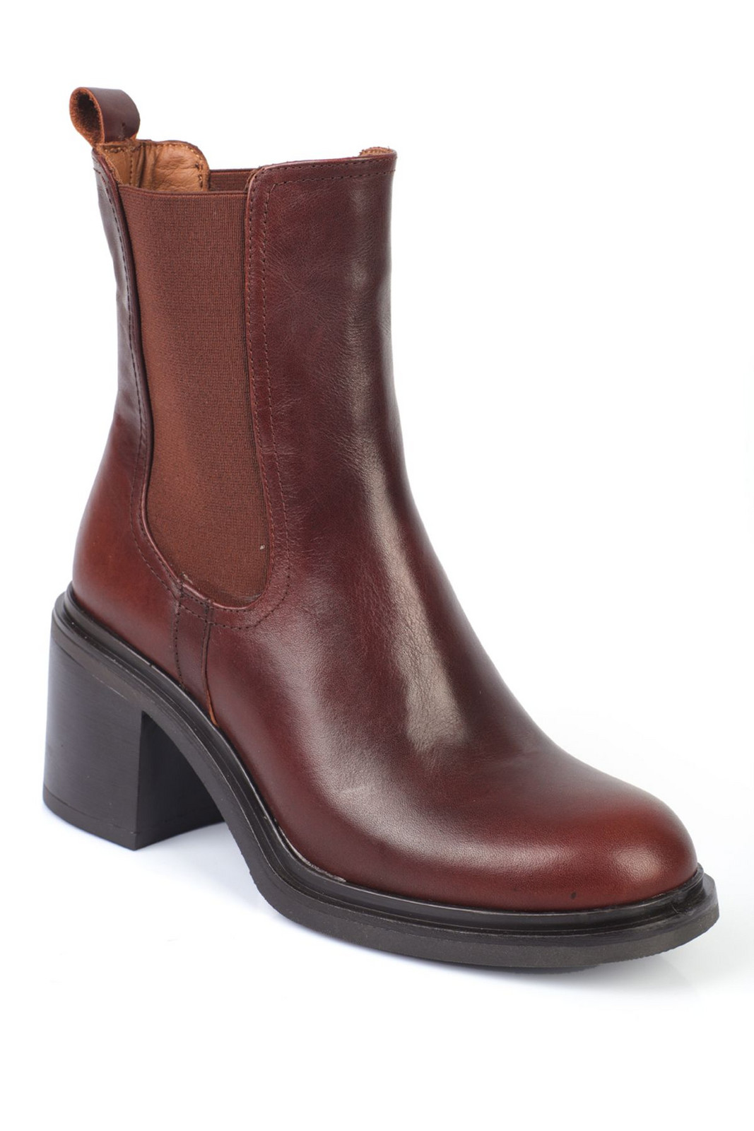 Capone Outfitters Women's Genuine Leather Side Elastic Boots