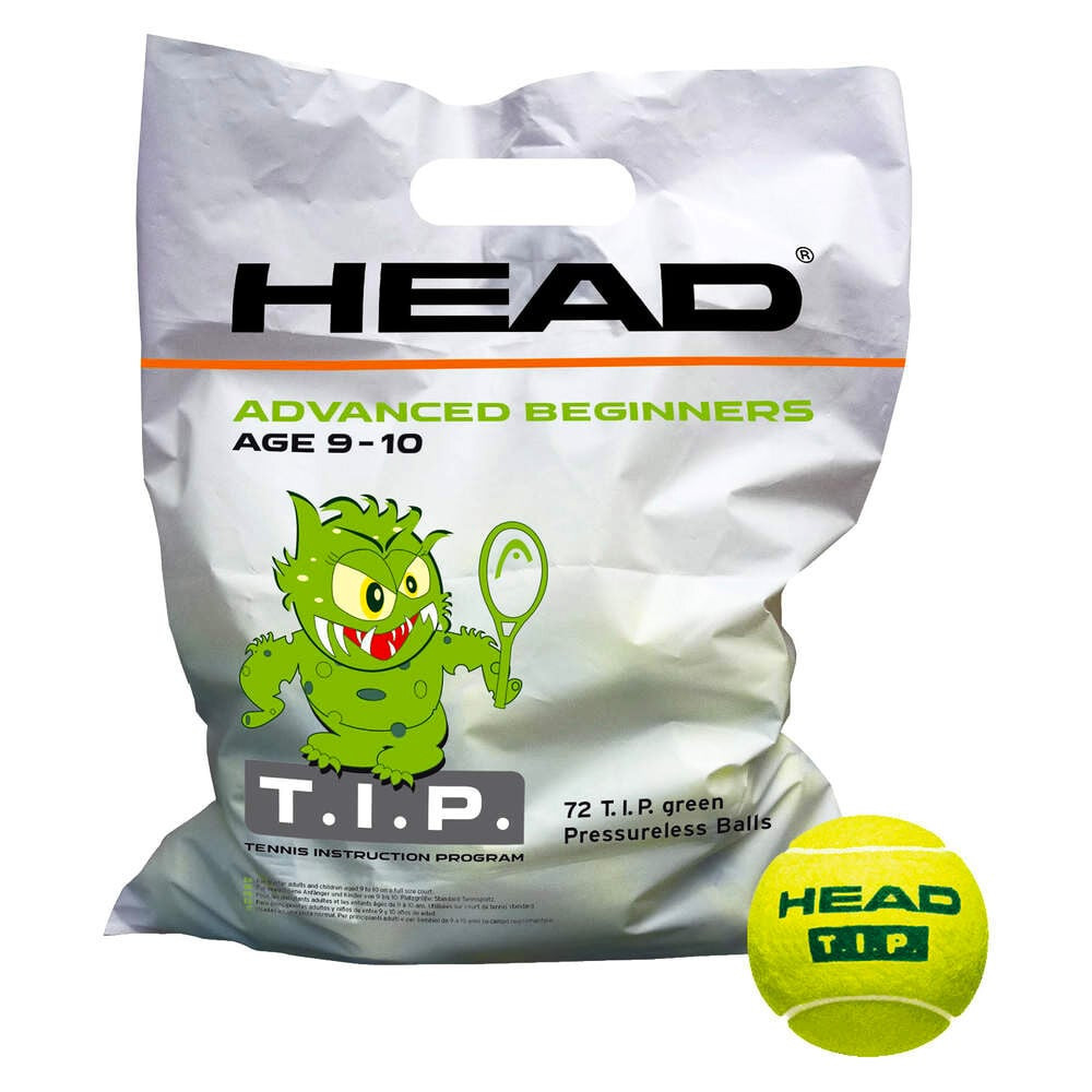 Head T.I.P. Green Children's Tennis Balls (72B)