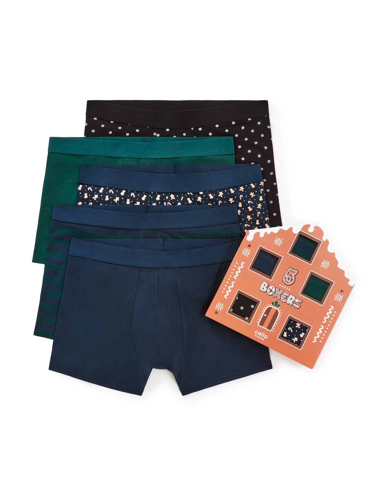 Celio Gift set of boxers, 5pcs - Men's