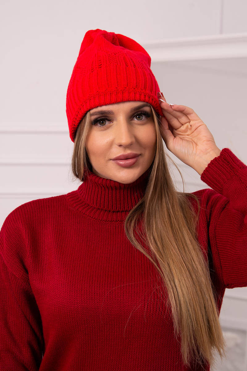 Women's cap Irmina K333 red