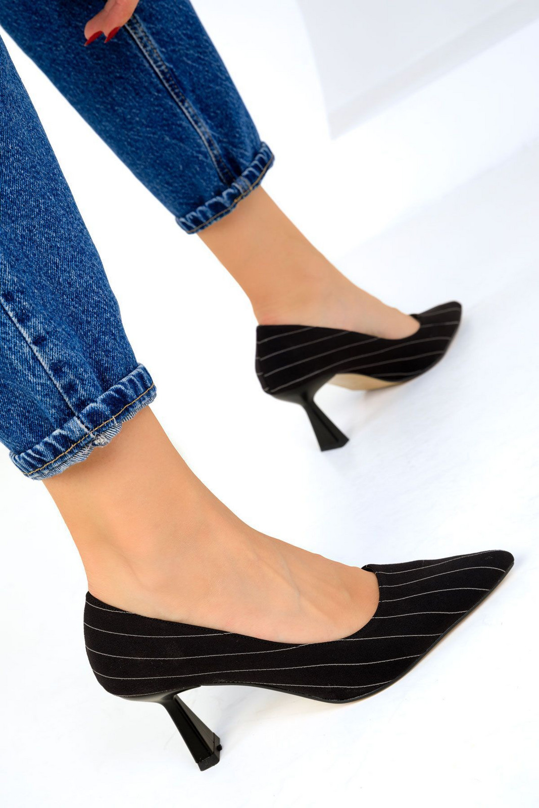 Soho Black Women's Classic High Heel Shoes 19521