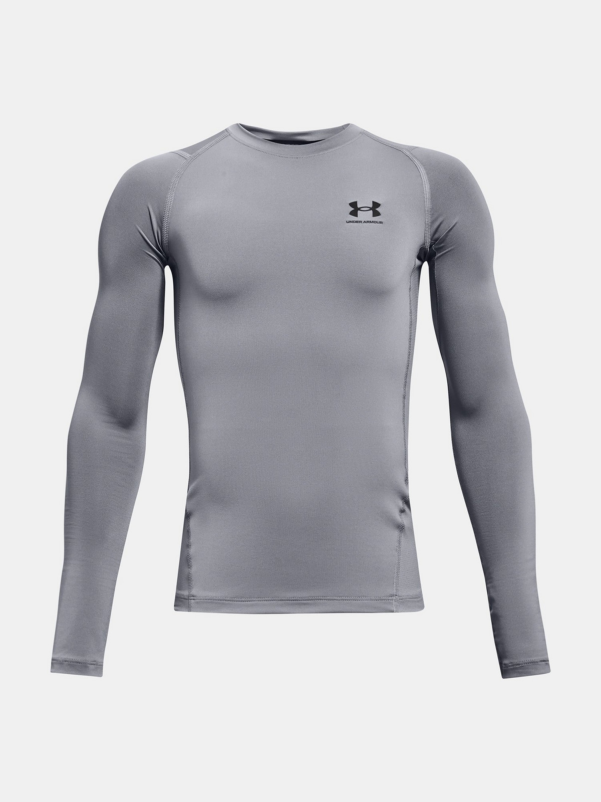Boys' T-shirt Under Armour UA HG Armour LS-GRY - Boys