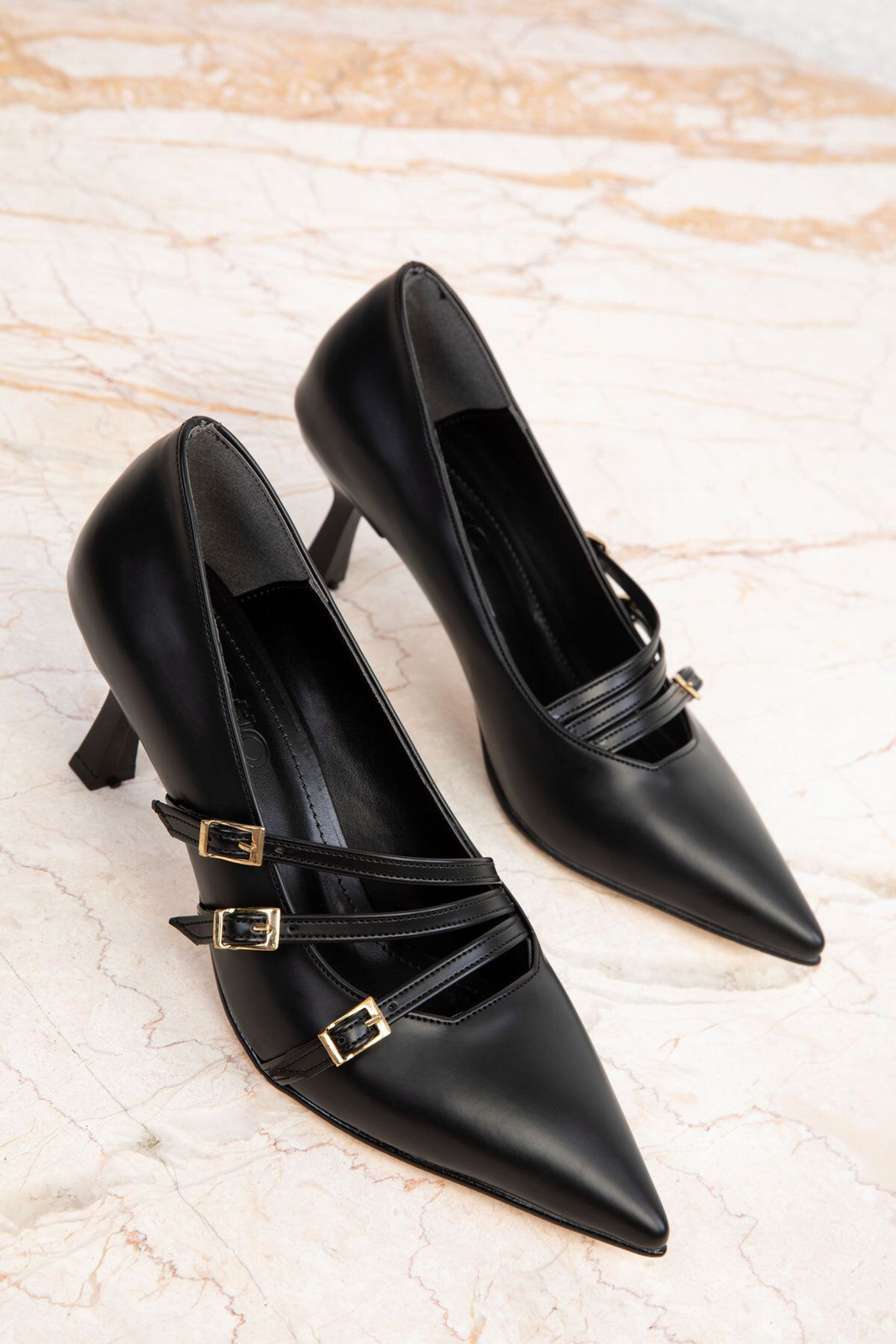 Soho Black Women's Classic High Heel Shoes 19667