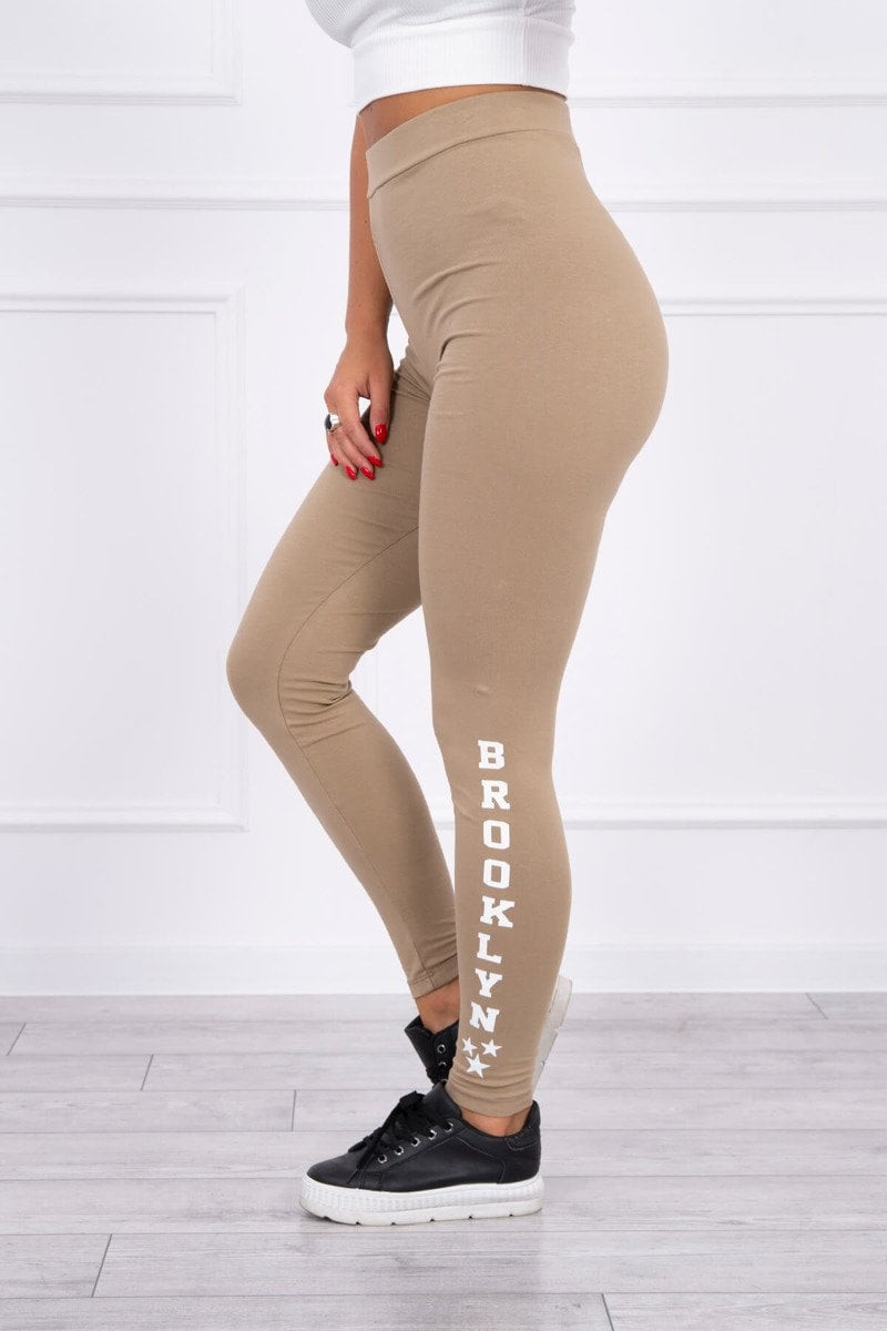 Brooklyn camel leggings