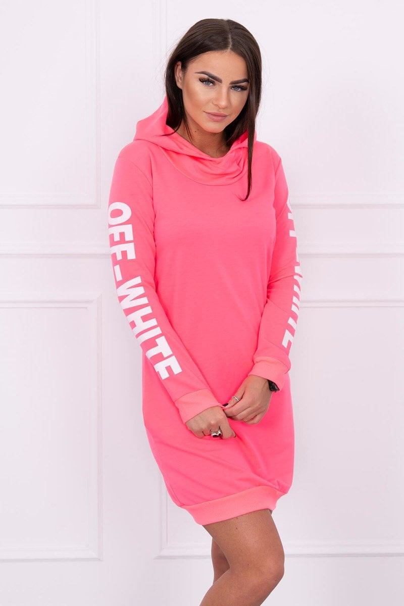 Dress Off White pink neon