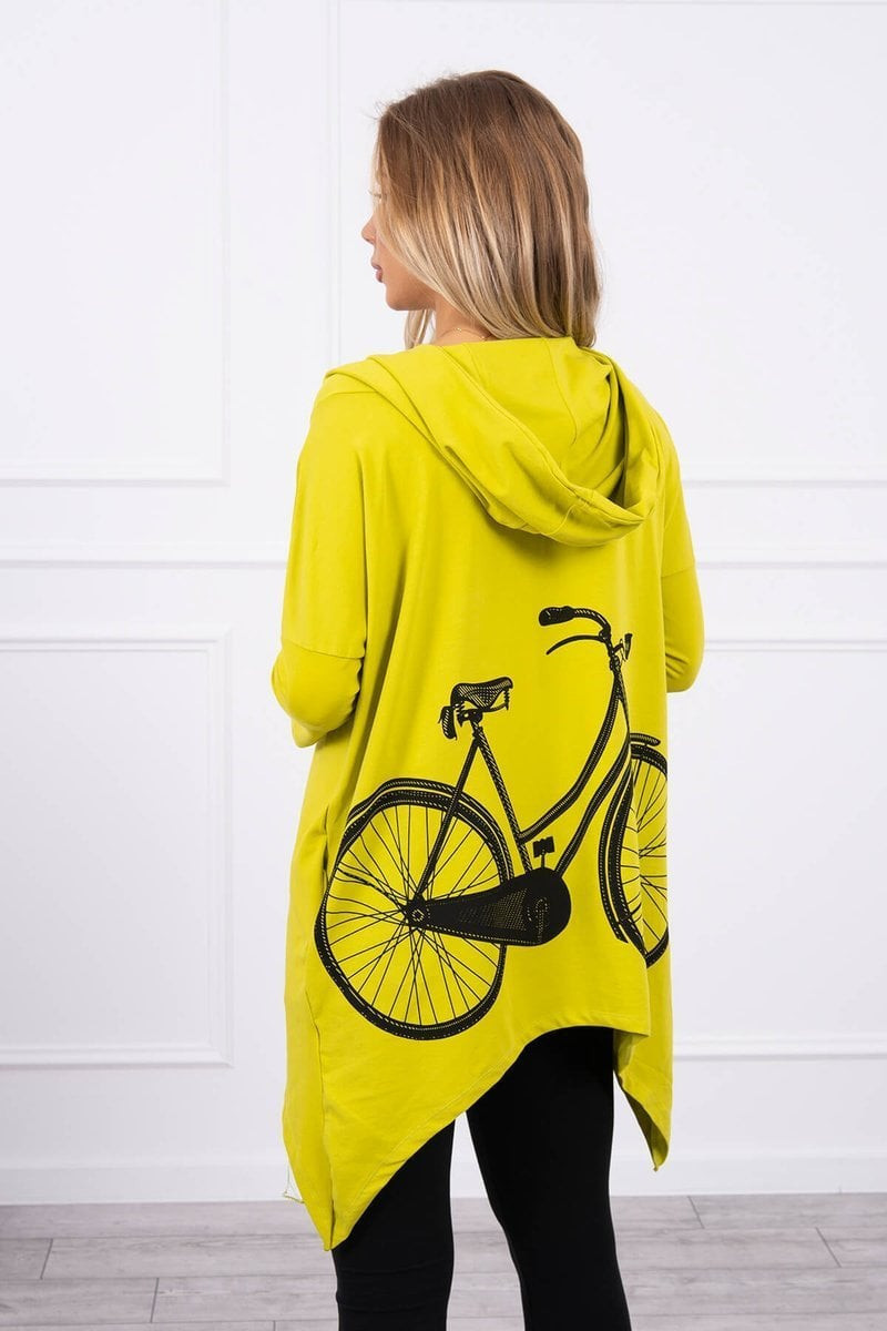 Kiwi cycling print sweatshirt