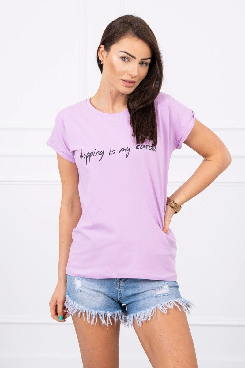 The Shopping blouse is my cardio purple