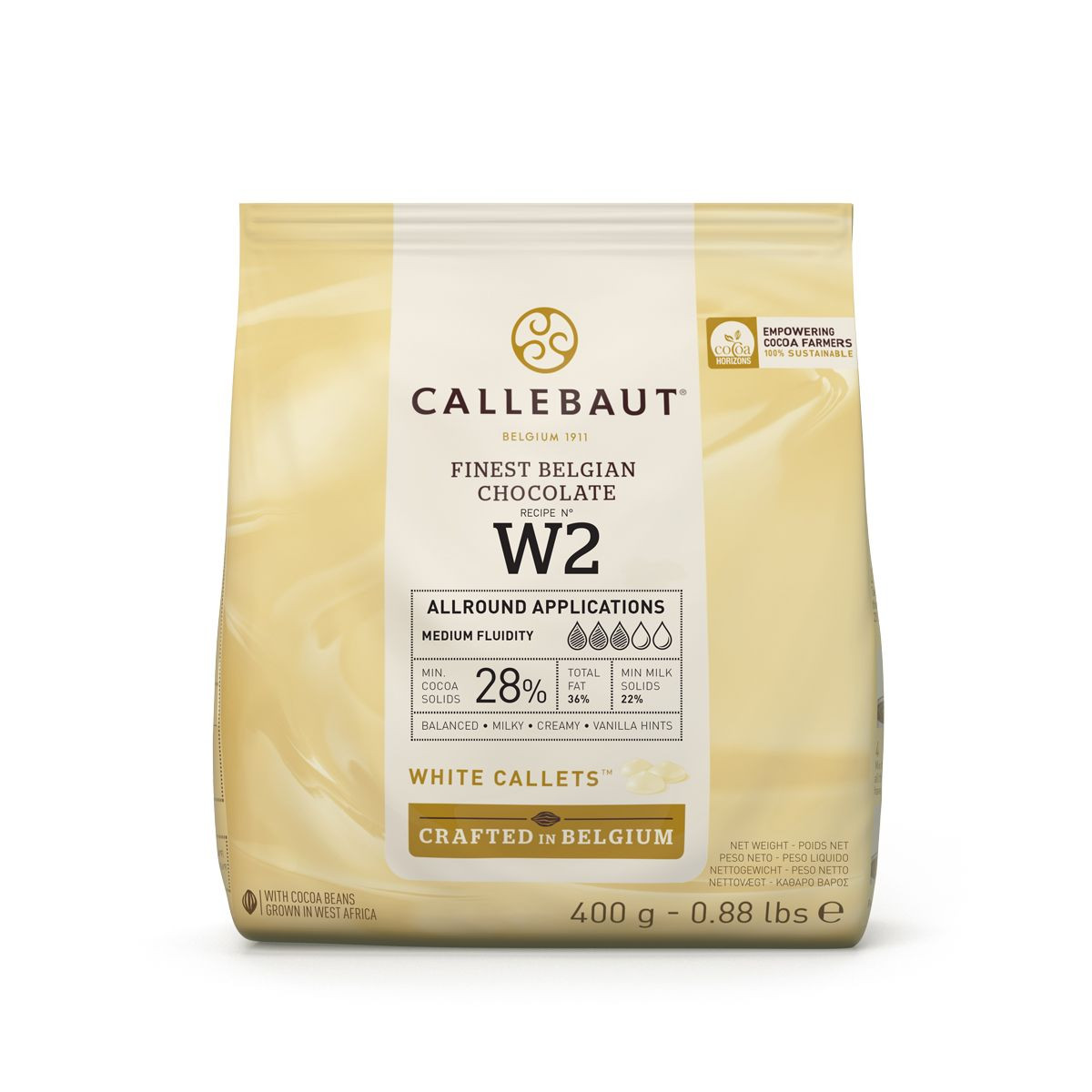 Cakesupplies Callebaut čokoláda - Biela 28% 400 g