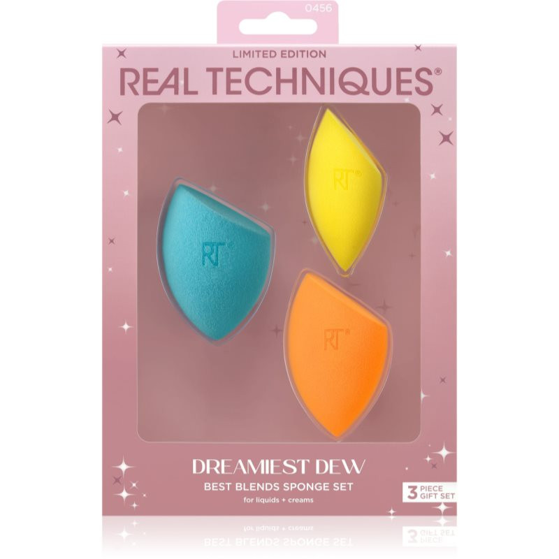Real Techniques Dreamiest Dew Best Blends Sponge Set sada aplikátorov make-upu