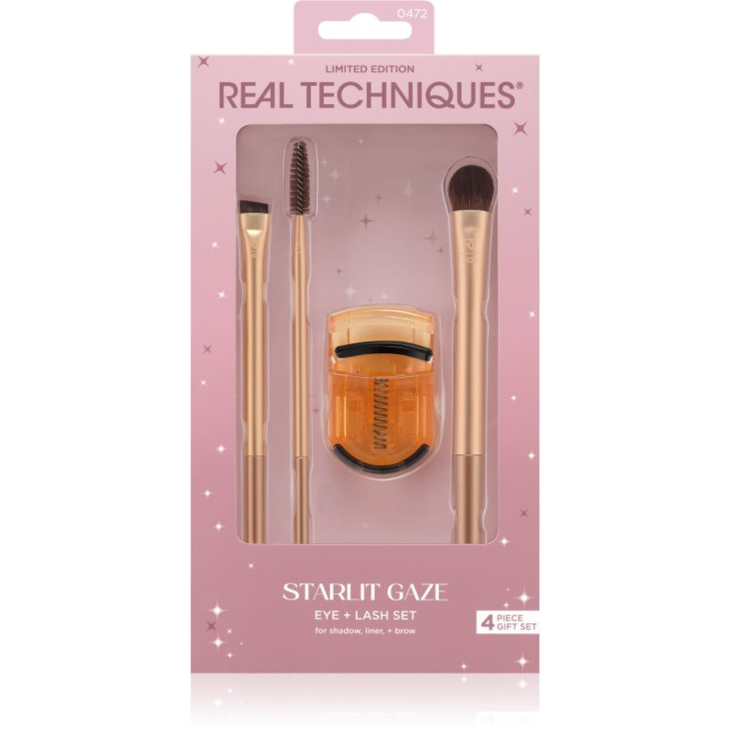 Real Techniques Starlit Gaze Eye + Lash Set sada štetcov na oči a obočie