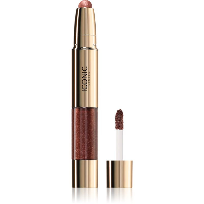 ICONIC London Glaze Crayon trblietavé očné tiene odtieň Desert Rose 5.14 g