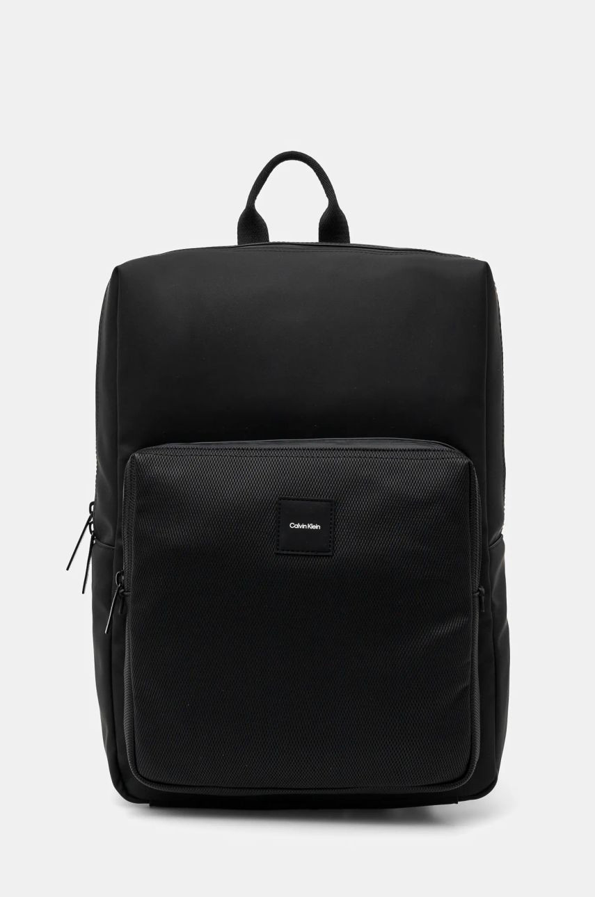 Ruksak Calvin Klein pánsky, čierna farba, veľký, jednofarebný, K50K512720