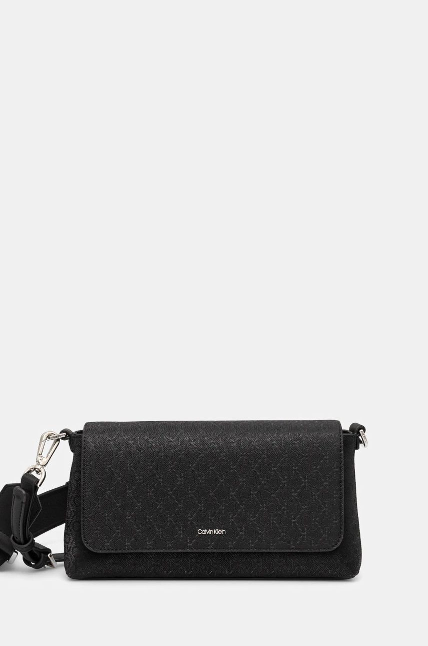 Kabelka Calvin Klein čierna farba, K60K612815