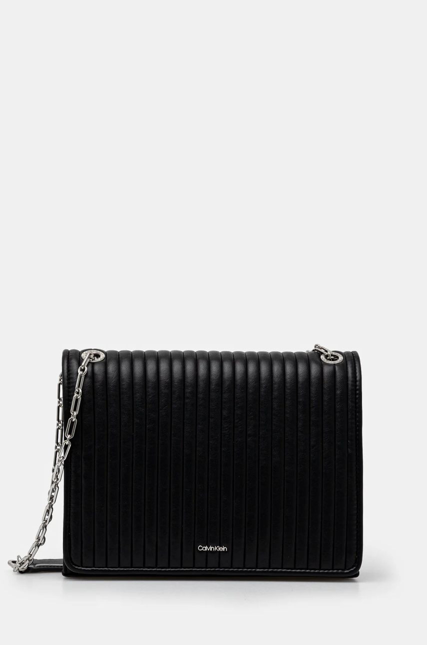 Kabelka Calvin Klein čierna farba, K60K613080