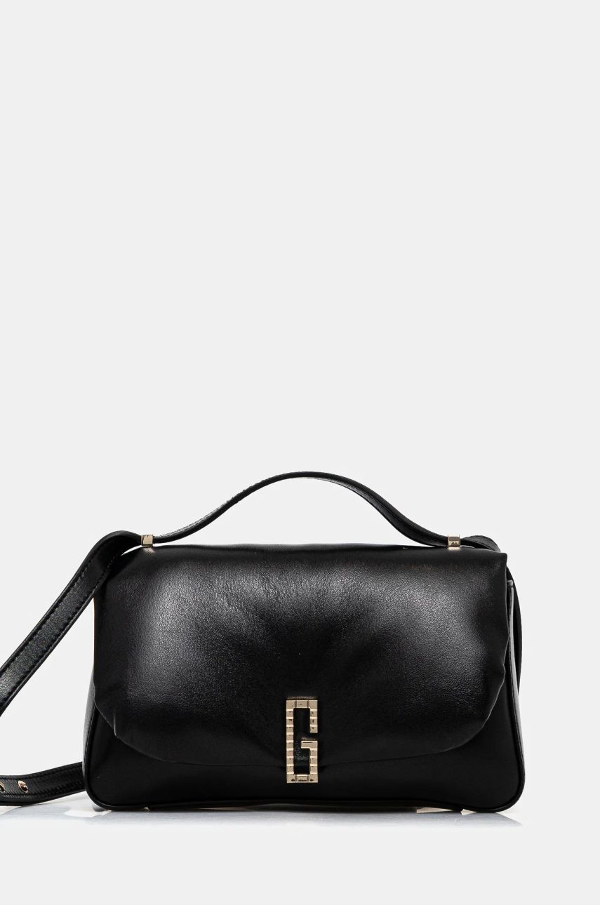 Kožená kabelka Guess ALIZEE čierna farba, HWAZAA L5115