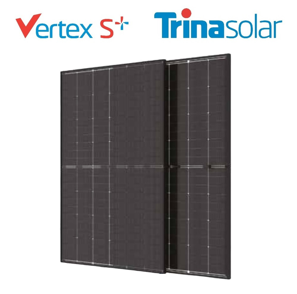 Trina Solar 440 Wp Black Frame Bifaciální Vertex S+ Dual Glass N-Type 22% TSM-440NEG9RC.27 Množstvo: 1 ks