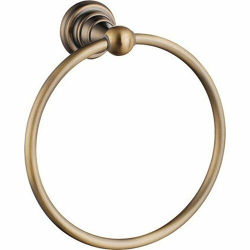 SAPHO 1318-06 Diamantový držiak na uteráky,okrúhly, bronz