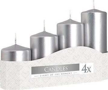 BISPOL Adventná Stupňovitá Metalická Strieborná 105g/135g/170g/200g