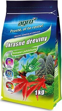 AGRO Hnojivo organo – minerálne okrasné dreviny, 1 kg