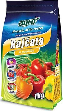 AGRO Hnojivo organo – minerálne rajčiny a papriky, 1 kg