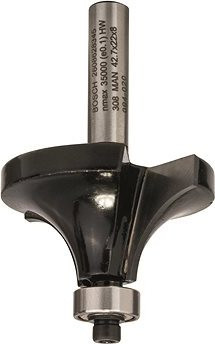 BOSCH Zaoblovacia fréza, 8 mm, R1 15 mm, L 22 mm, G 66 mm 2.608.628.345