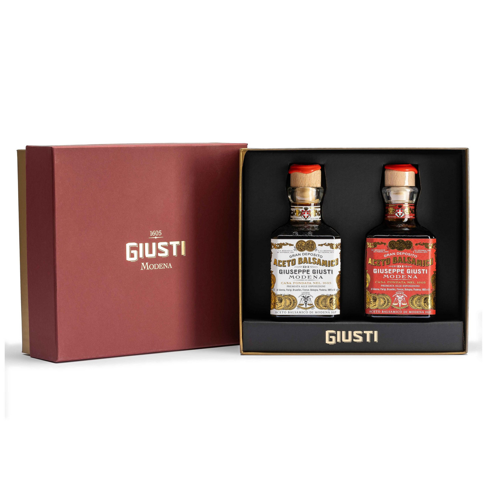Balzamikový ocot 2 & 3 GOLD MEDALS CUBICA 2 x 250 ml, Giusti