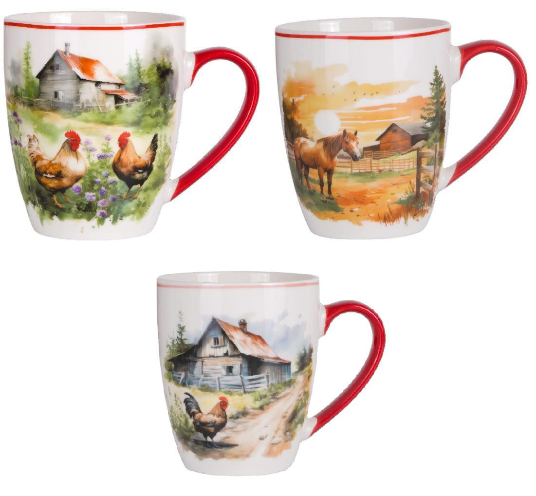 MAKRO - Hrnček 360ml Vilage rôzne dekory