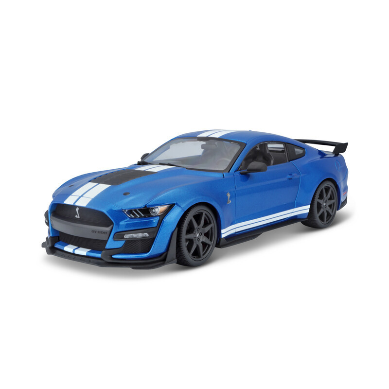MAISTO - 2020 Ford Shelby GT500,  metal modrý, 1:18
