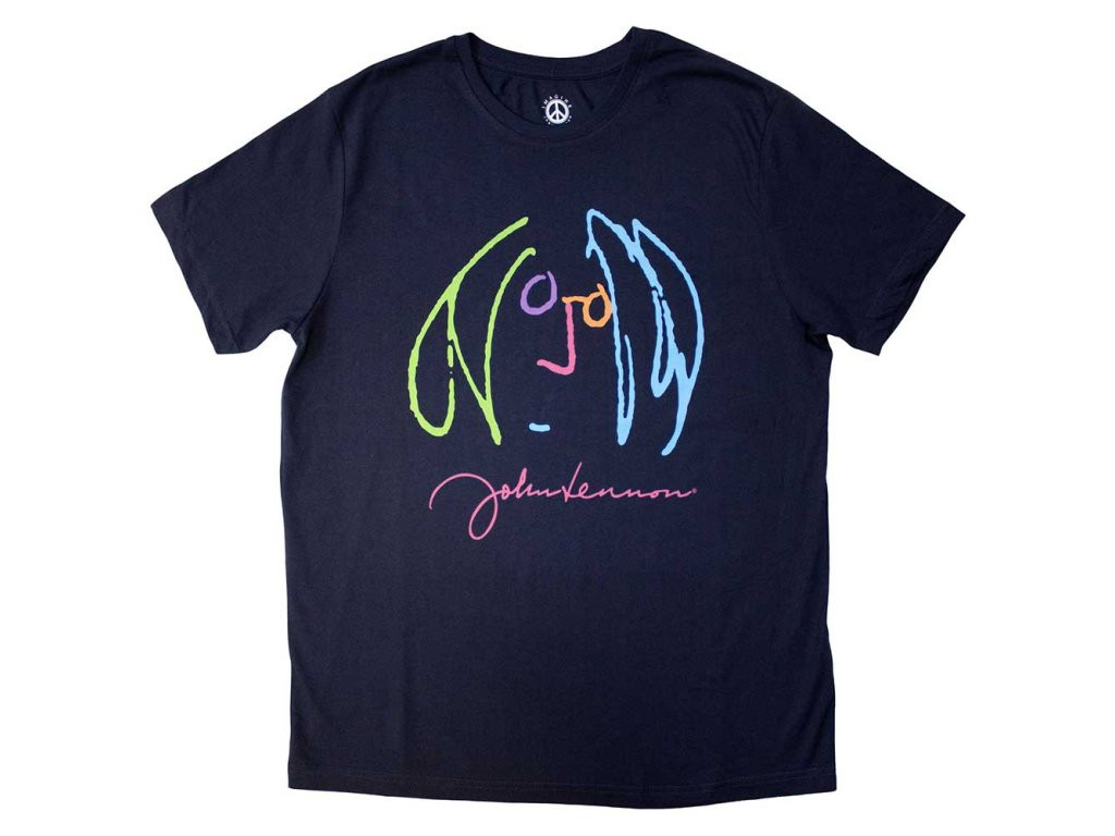 RockOff John Lennon Unisex T-Shirt: Self Portrait Full Colour Veľkosť: L