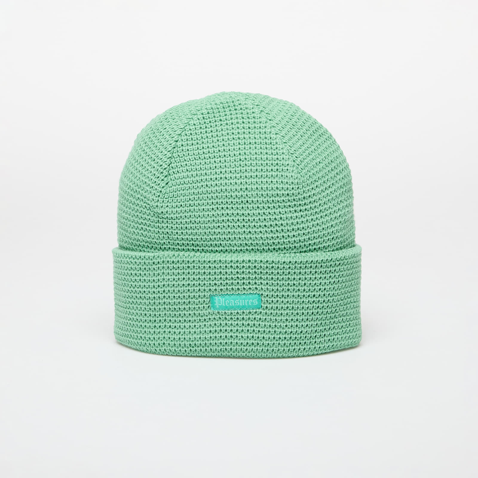 PLEASURES Old E Waffle Beanie Matcha Universal